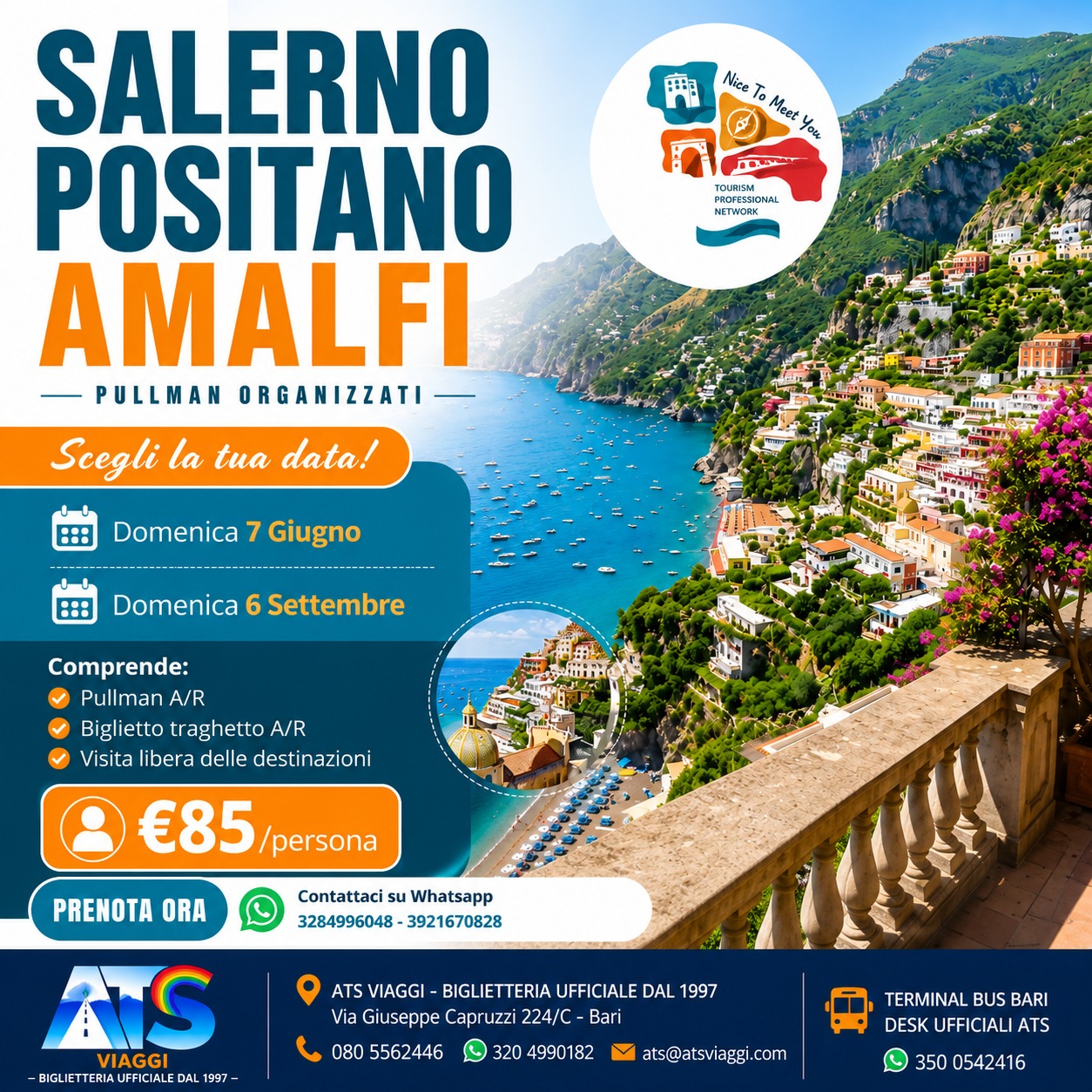 🌊✨ SALERNO • POSITANO • AMALFI ✨🌊