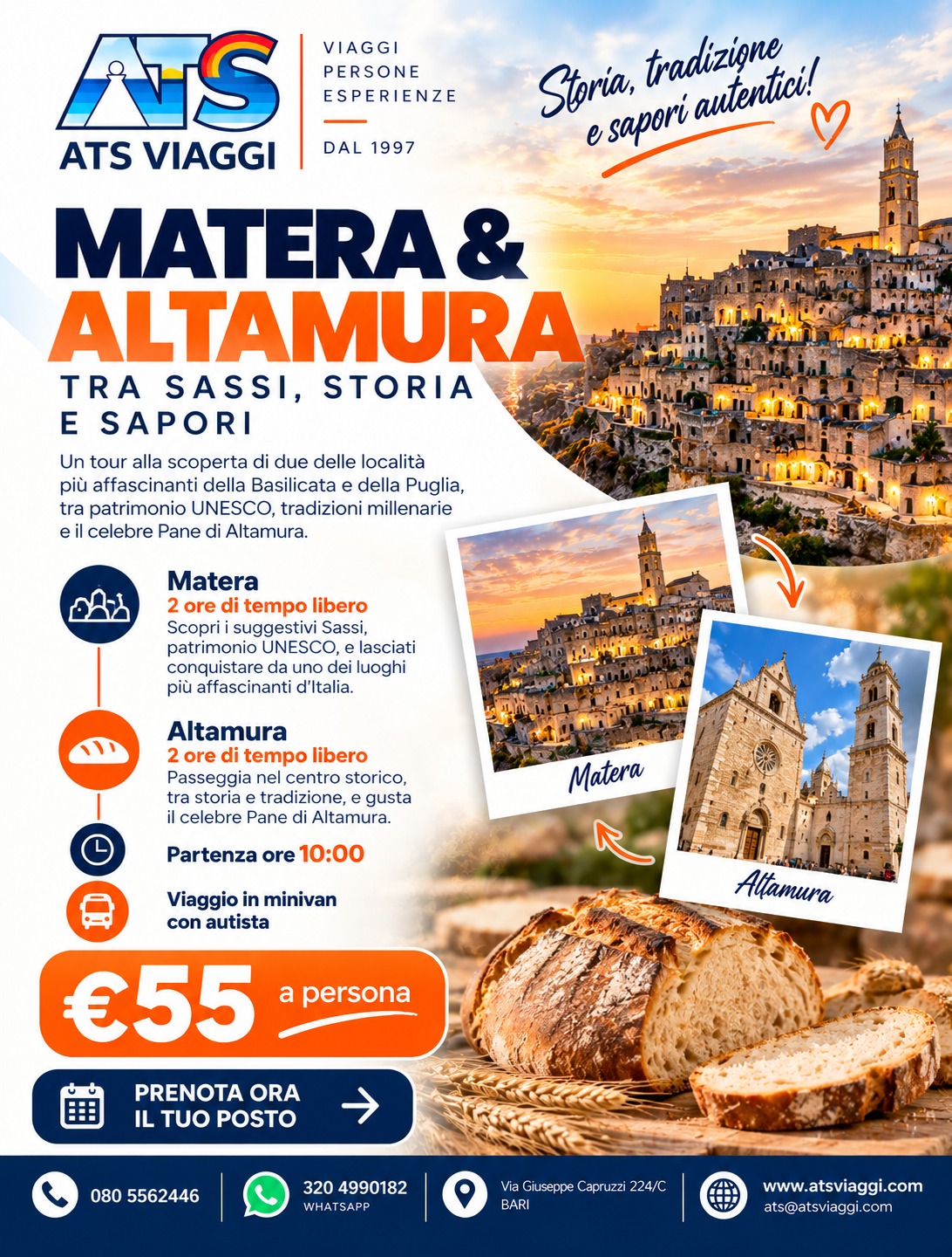 Matera e Altamura: tra Sassi, storia e sapori autentici